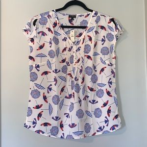 Talbots Summer Top NWT M